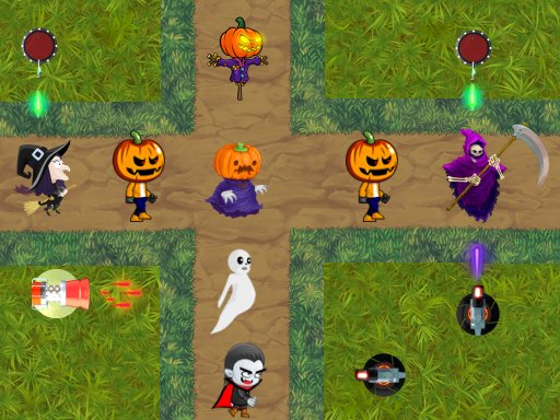 Halloween Ghouls - free online Browser game