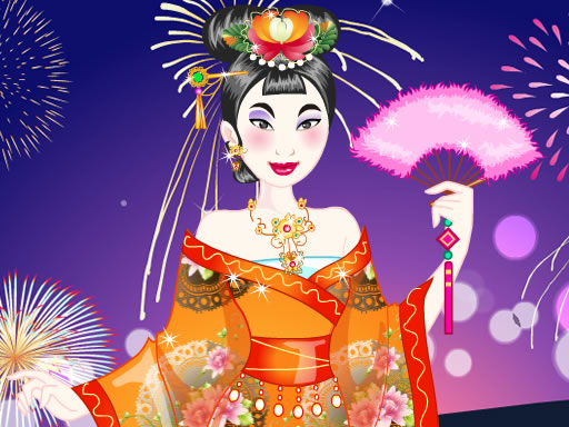 Chinese Princess Wedding Dress up - free online Browser game
