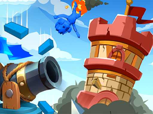 Tower Clash Collect Bricks - free online Browser game