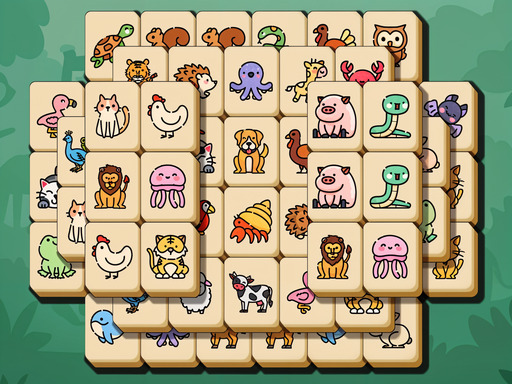Critter Mahjong Solitaire - free online Browser game