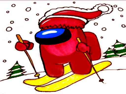 Among US Sky Ski - free online Browser game