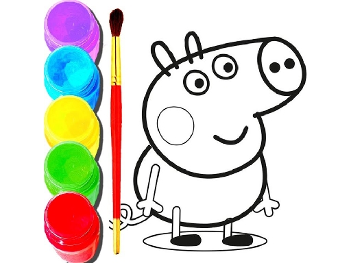 BTS Peppa Pig Coloring - free online Browser game