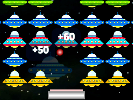 UFO Arkanoid Deluxe - free online Browser game