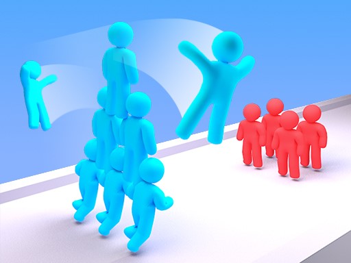 Crowd Stack Race 3D - free online Browser game