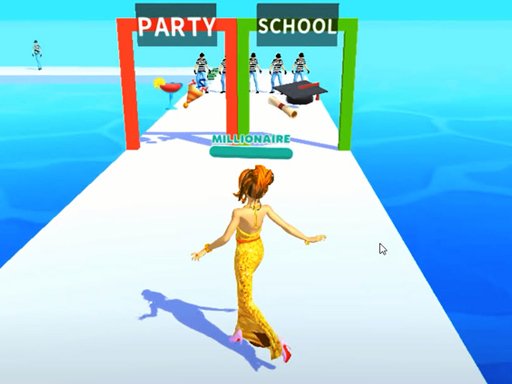 Rich Race Run 3d - free online Browser game