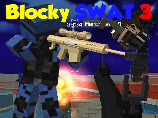 Blocky Combat Swat 3 2022 - free online Browser game