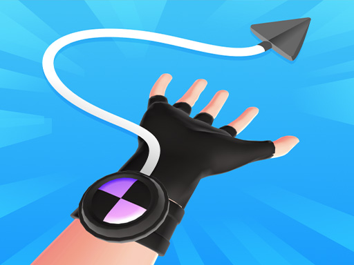 Hook Throw 3D - free online Browser game