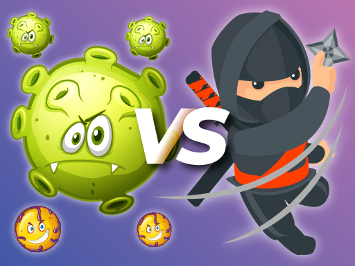Virus Ninja 2 - free online Browser game