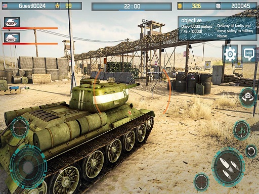 Tank Battle 3D : War of Tanks 2k20 - free online Browser game