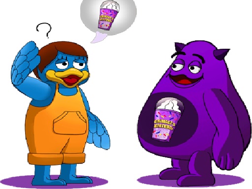 Grimace Monster Dop Story - free online Browser game
