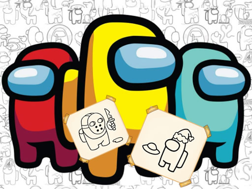 Coloring Games: Among Us - free online Browser game
