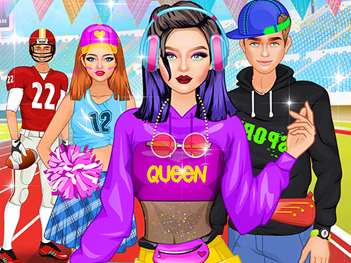 College Girls Team Makeover - free online Browser game