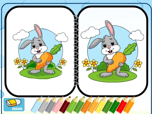 Easter Coloring - free online Browser game