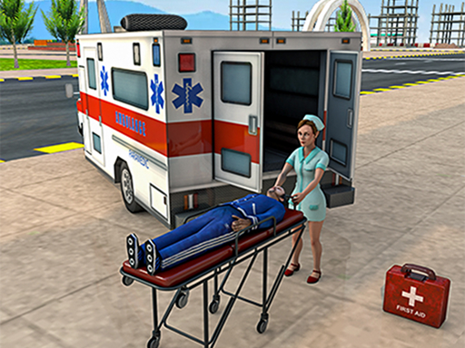 Ambulance Rescue Hospital Game - free online Browser game