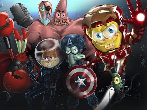 Spongebob Ironman - free online Browser game