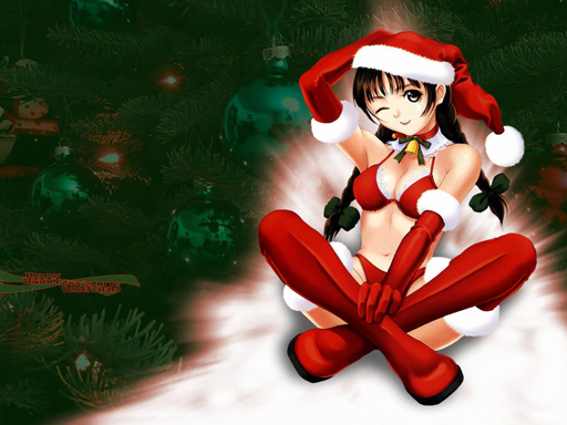 Anime Christmas Jigsaw Puzzle - free online Browser game