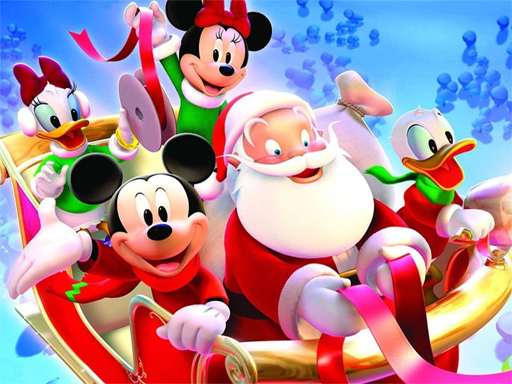 Disney Christmas Jigsaw Puzzle - free online Browser game