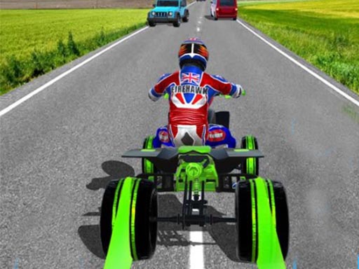 ATV Quad Bike Traffic Rider - free online Browser game