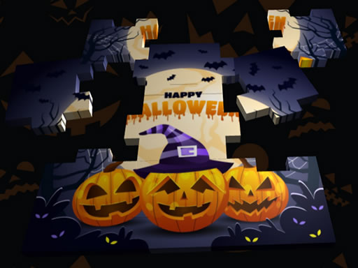 3D Halloween Jigsaw - free online Browser game