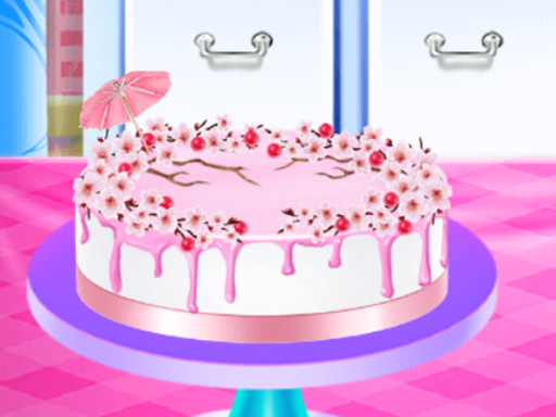 Cherry Blossom Cake Cooking - free online Browser game
