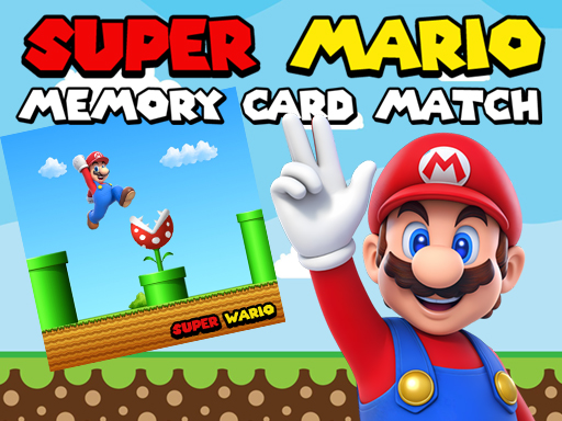 Super Mario Memory Card Match - free online Browser game