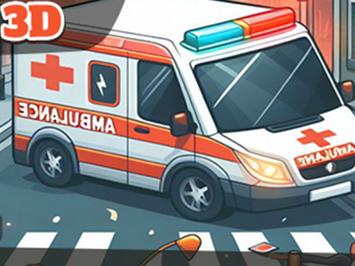 Ambulance Driver 3D - free online Browser game