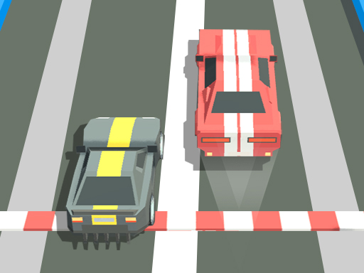 Train Traffic Car Race - free online Browser game