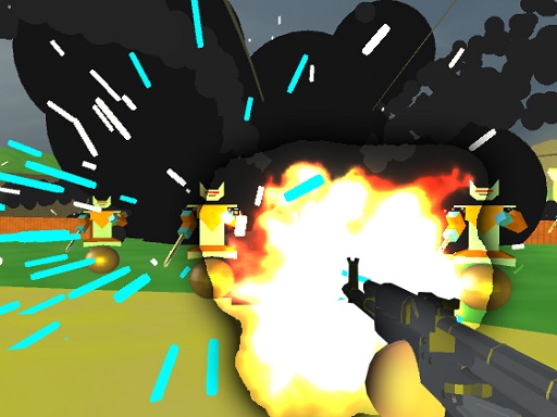 Robot Base Shootout 3D - free online Browser game