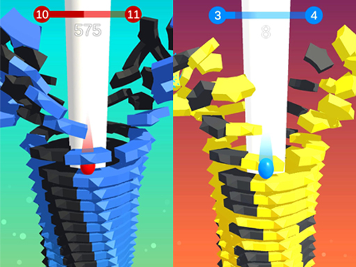 Stack Bounce 3D - free online Browser game
