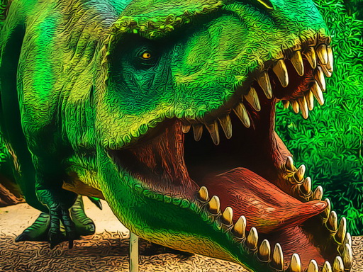 Dino Park Jigsaw - free online Browser game