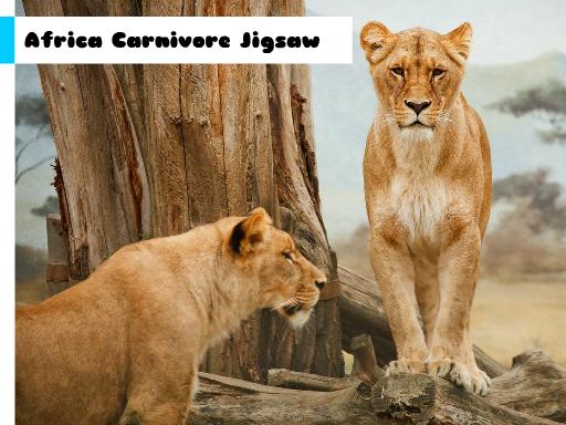 Africa Carnivore Jigsaw - free online Browser game