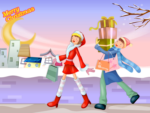 Christmas for Lover Puzzle - free online Browser game