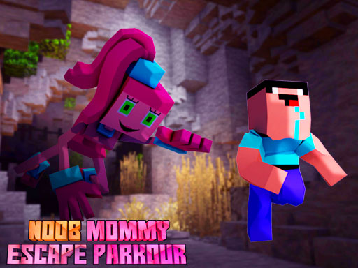 Noob Mommy Escape Parkour - free online Browser game