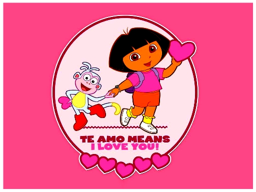 Dora Hidden Harts - free online Browser game