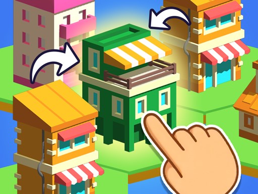 Crafty Town Merge City - free online Browser game