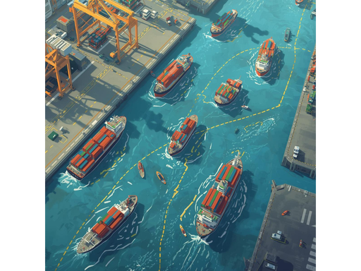 Sea Port: Controller - free online Browser game