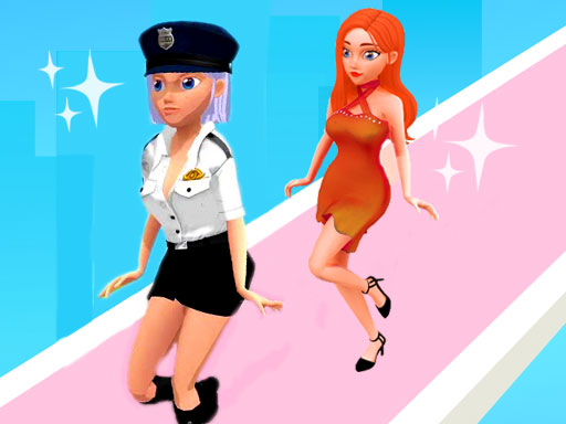 Catwalk Fashion Beauty Runner- Makeover Outfit Run - free online Browser game