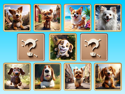 Doggie Duo Discoveries - free online Browser game