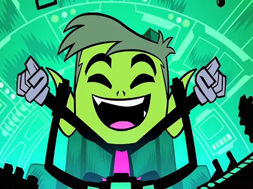 Beast Boy Teen Titans Adventure 2D - free online Browser game