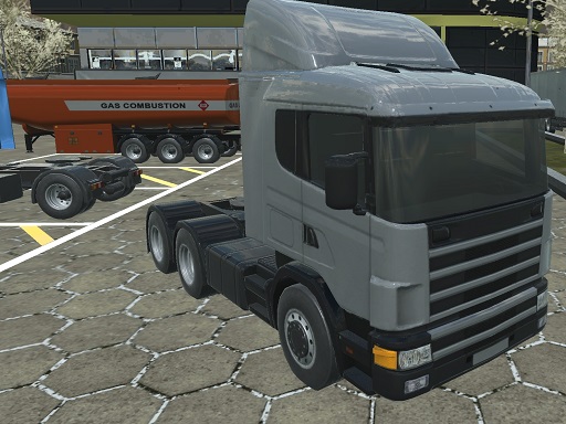 18 wheeler truck driving cargo - free online Browser game