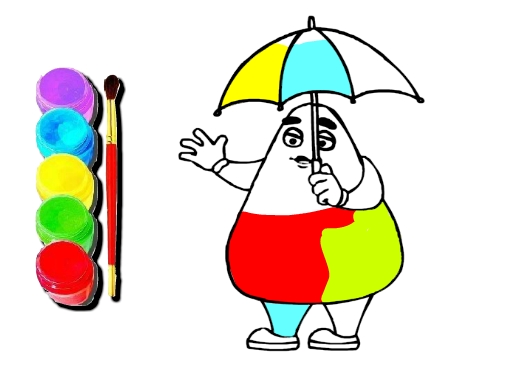 Grimace Click and Paint - free online Browser game