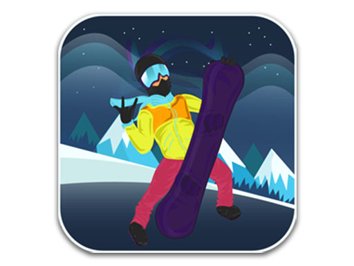 Snow Mountain Snowboard - free online Browser game
