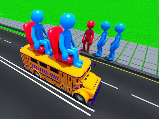 City Bus Passenger Picking Game - free online Browser game