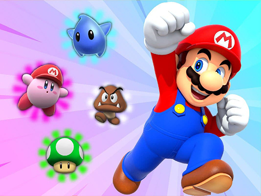 Super Mario Crush Saga Puzzle - free online Browser game