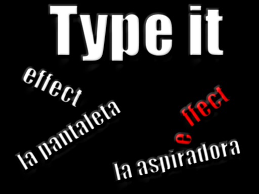 Type it - free online Browser game