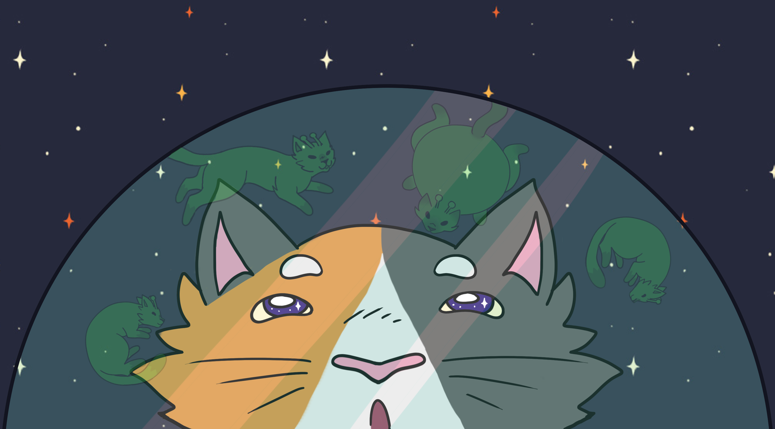 Gleep Glorp Galaxies by bruwuhmoment