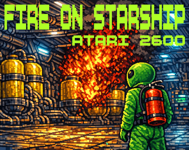 FIRE ON STARSHIP by Marc Vittorini