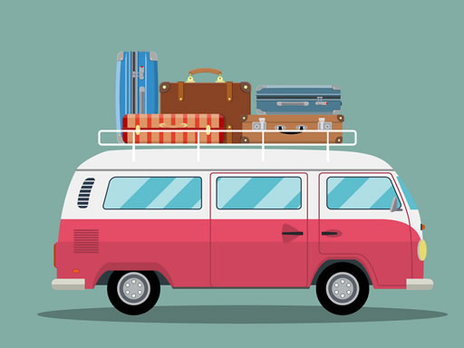 Big Luggage Trucks Match 3 - free online Browser game