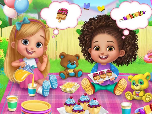 Babysitter Party Caring Games - free online Browser game