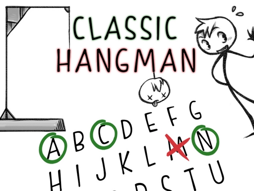 Classic Hangman - free online Browser game